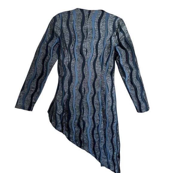 Blanc et Noir Asymmetrical Metallic Jacket - Size S - Picture 5 of 7